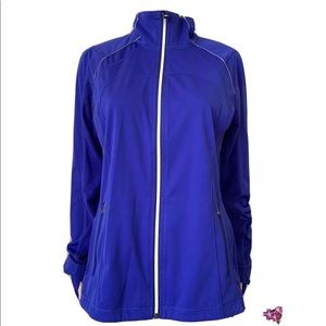 LuluLemon bright blue purple activewear jacket 6